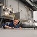 George Washington Sailors conduct maintenance on radar equipment.