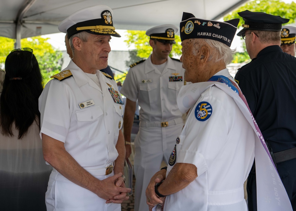 Adm. Steve Koehler attends 74th Korean War Commemoration Ceremony