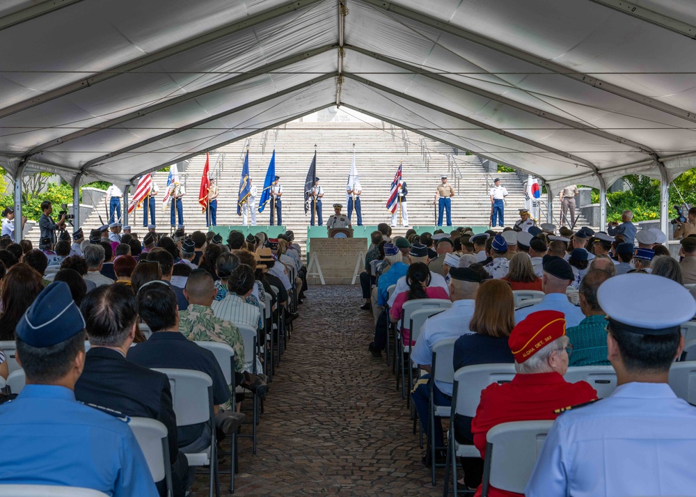 Adm. Steve Koehler attends 74th Korean War Commemoration Ceremony