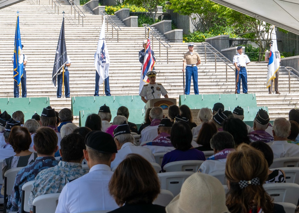 Adm. Steve Koehler attends 74th Korean War Commemoration Ceremony