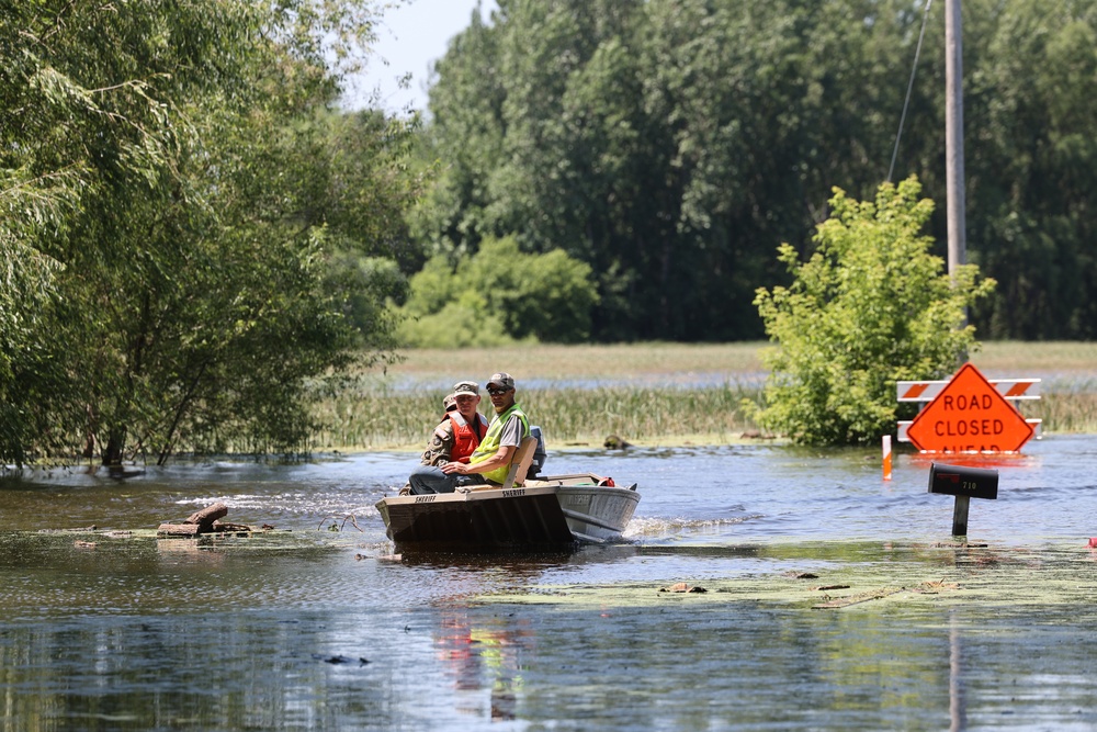 Minnesota National Guard assists in Waterville flood efforts