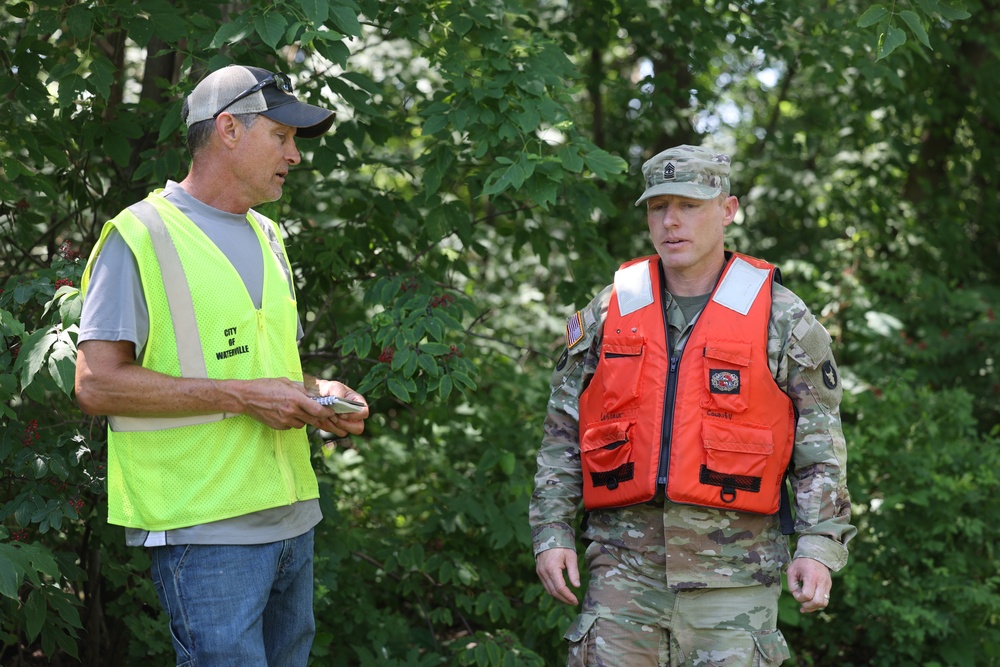 Minnesota National Guard assists in Waterville flood efforts