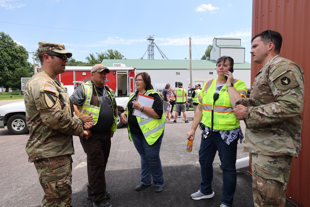 Minnesota National Guard assists in Waterville flood efforts