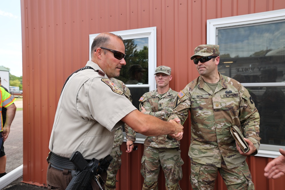 Minnesota National Guard assists in Waterville flood efforts