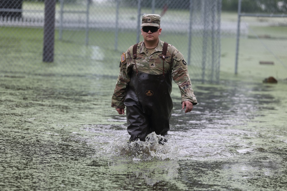 Minnesota National Guard assists in Waterville flood efforts