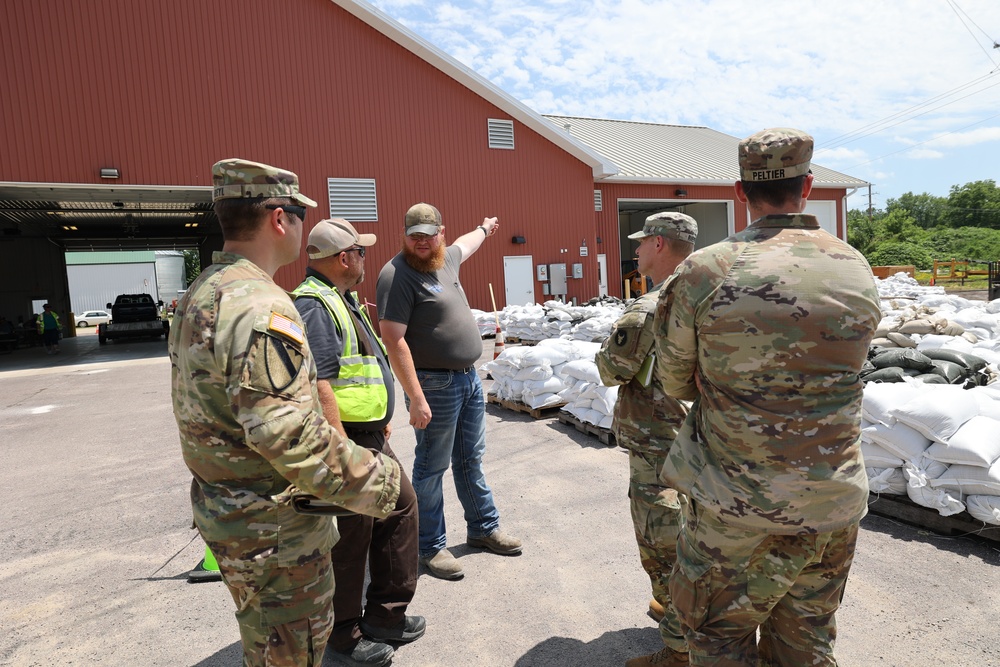 Minnesota National Guard assists in Waterville flood efforts