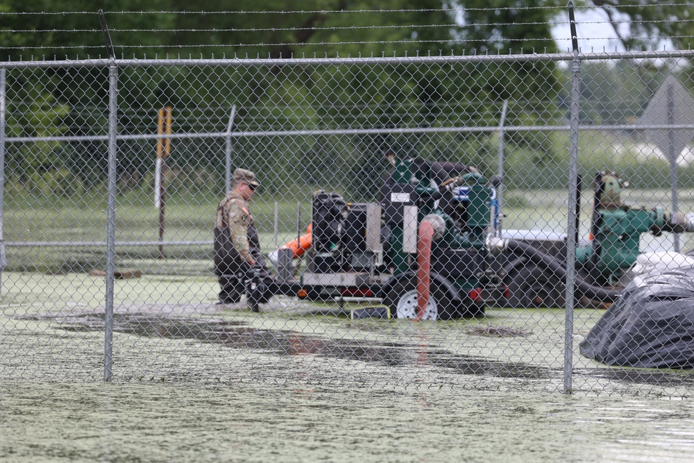 Minnesota National Guard assists in Waterville flood efforts