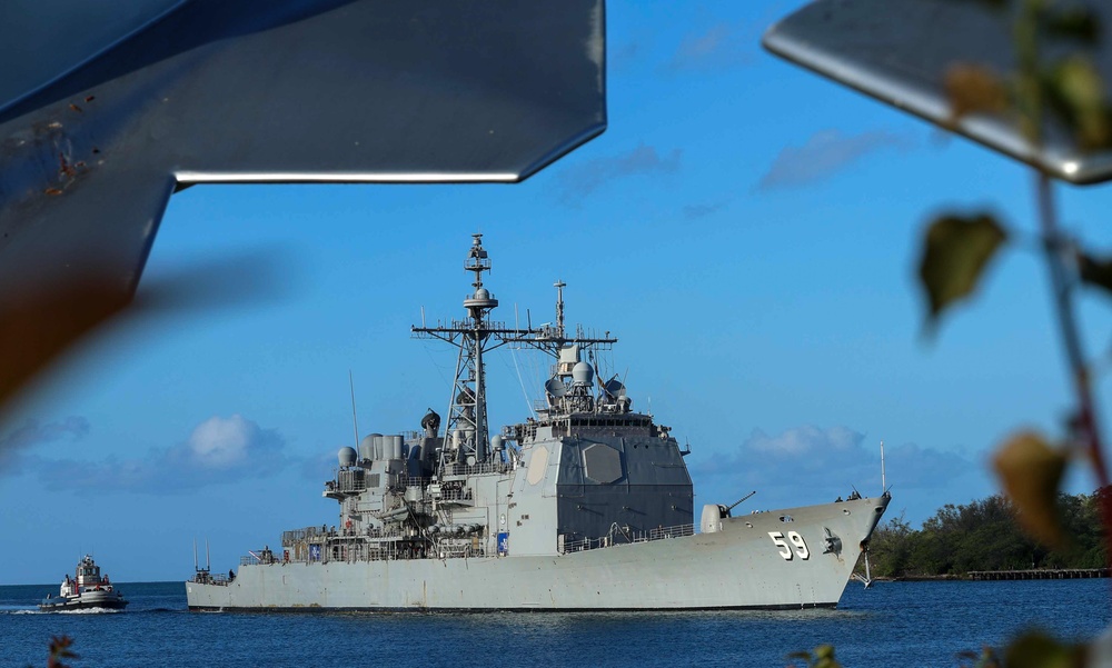 USS Princeton (CG-59) Arrives at Pearl Harbor for RIMPAC 2024