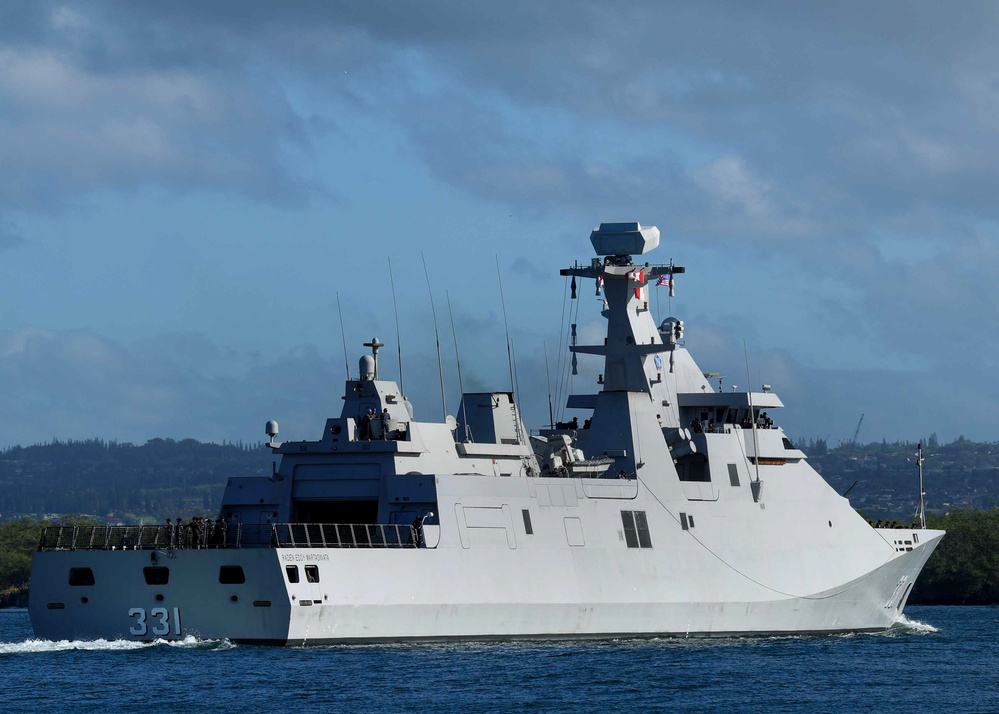 KRI Martadinata (331) Arrives at Pearl Harbor for RIMPAC 2024