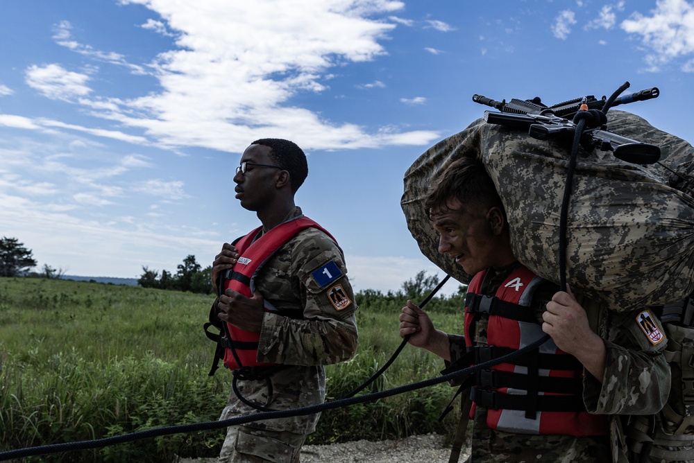 III Armored Corps Best Squad 2024 Swim Survival