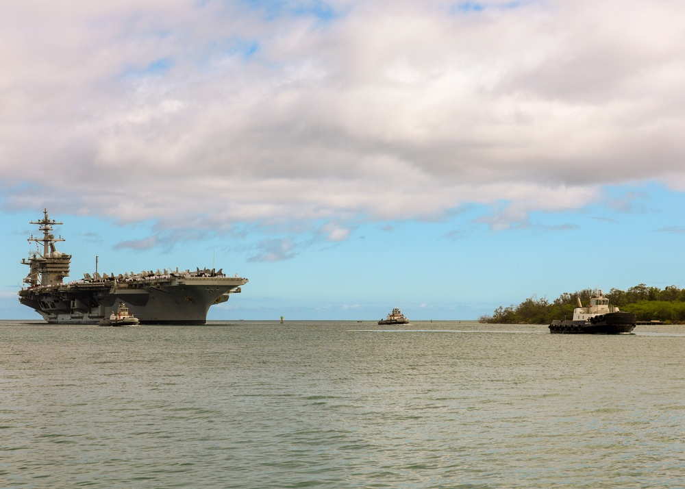 USS Carl Vinson arrives for RIMPAC 2024