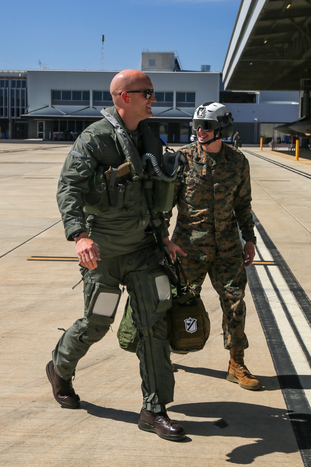 VMFA-214 leaders fly RAAF F-35A jets