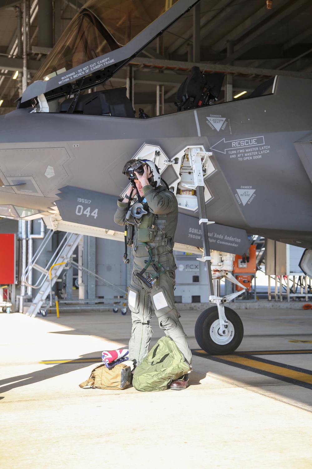 VMFA-214 leaders fly RAAF F-35A jets