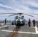 Sailors aboard the USS Howard conduct flight quarters in the Pacific Ocean