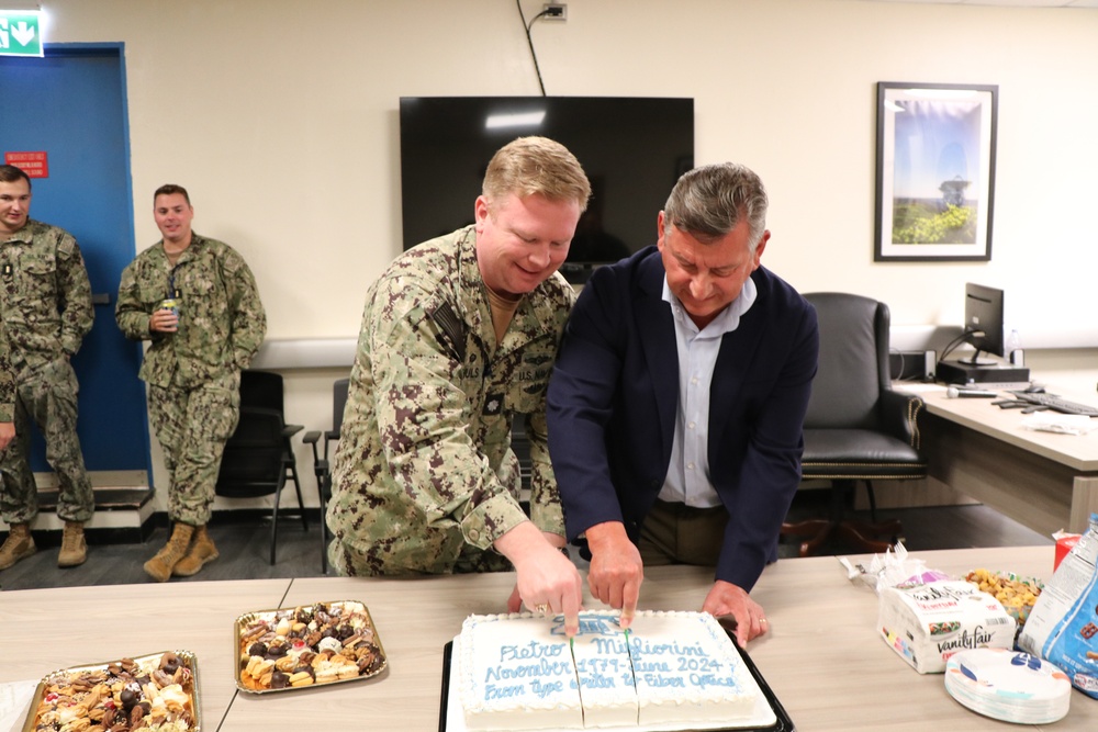 Italian employee retires after 44 years of dedicated service at NAS Sigonella, Sicily