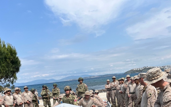 U.S. Marines, Turkish Aegean Army conduct boat training