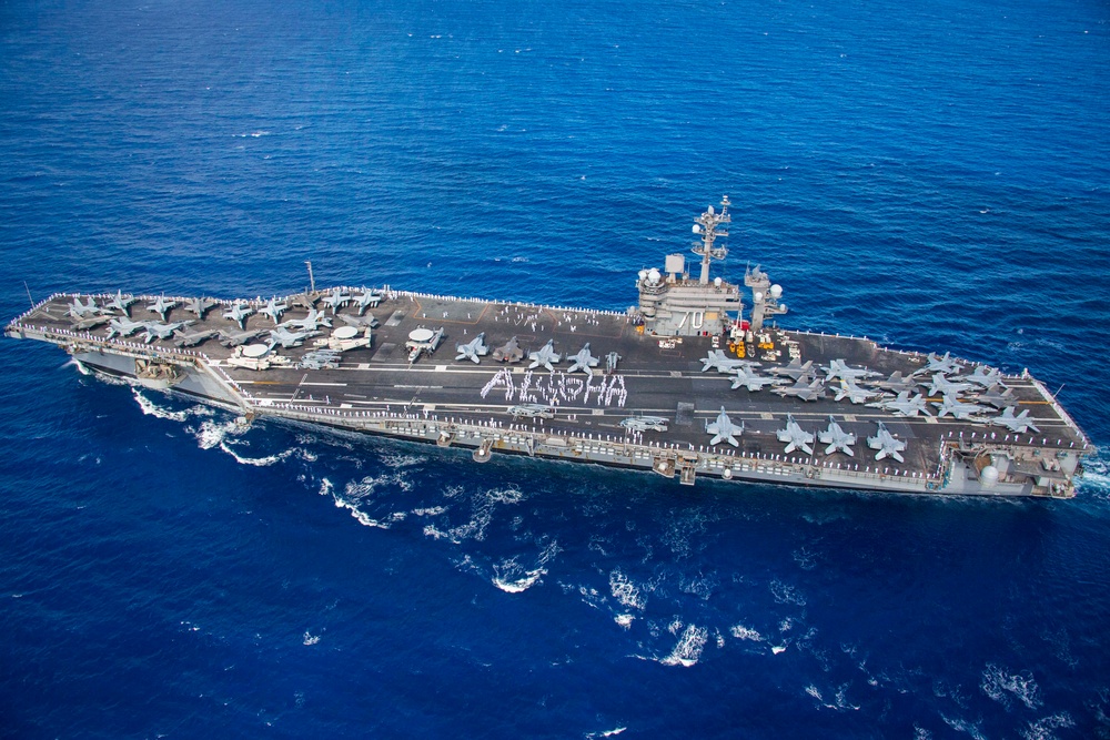 USS Carl Vinson arrives at Pearl Harbor for RIMPAC 2024