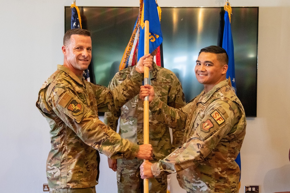422nd Security Forces Squadron assumption of command