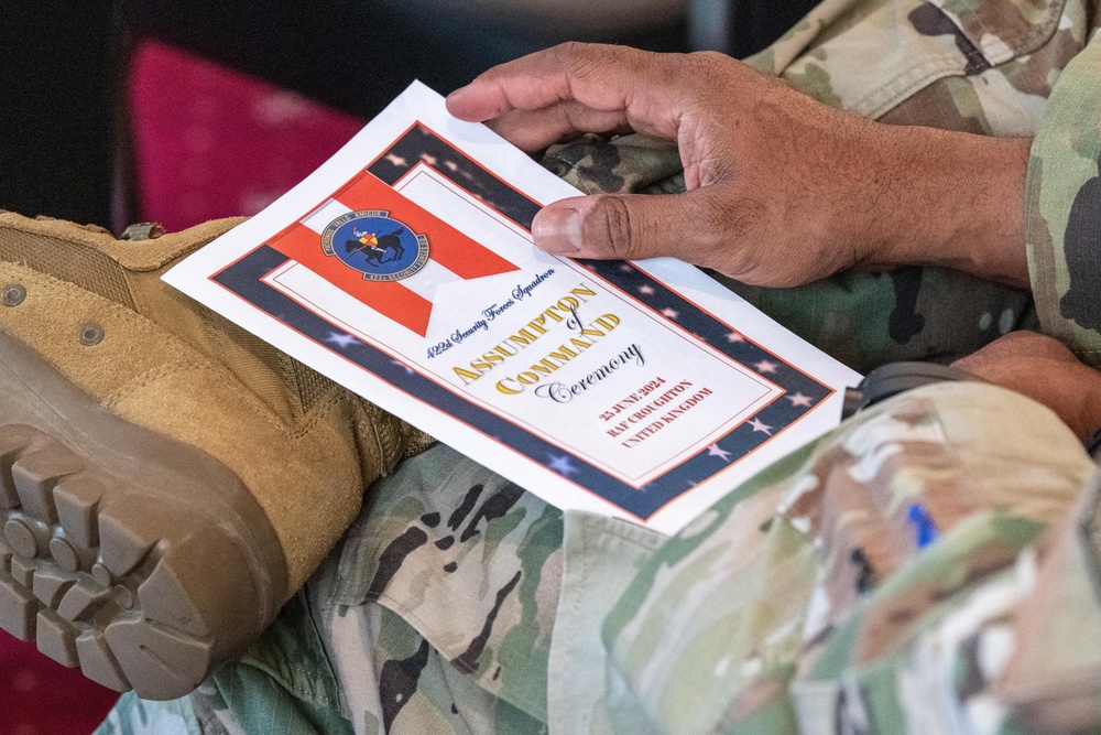 422nd Security Forces Squadron assumption of command