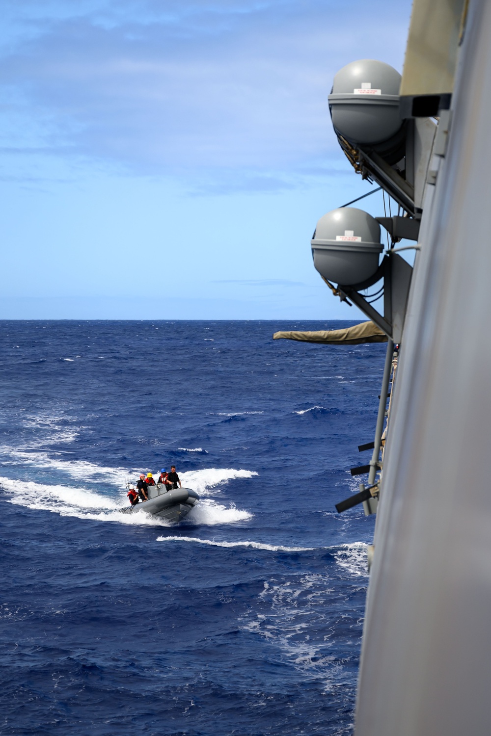 Boat Ops onboard USS Curtis Wilbur (DDG 54)