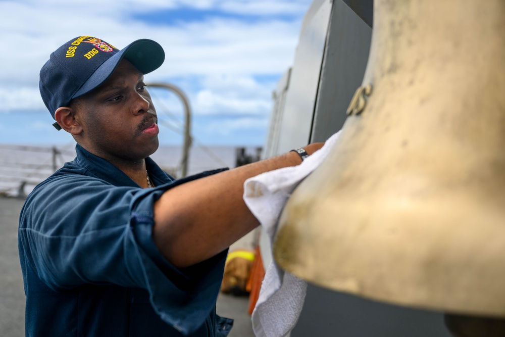 Boat Ops onboard USS Curtis Wilbur (DDG 54)