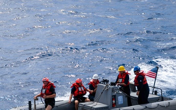 Boat Ops onboard USS Curtis Wilbur (DDG 54)