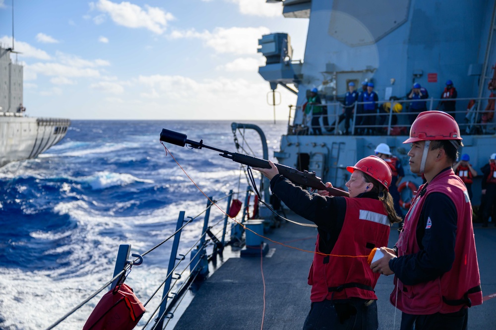 UNREP onboard USS Curtis Wilbur (DDG 54)