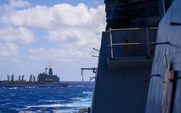 UNREP onboard USS Curtis Wilbur (DDG 54)