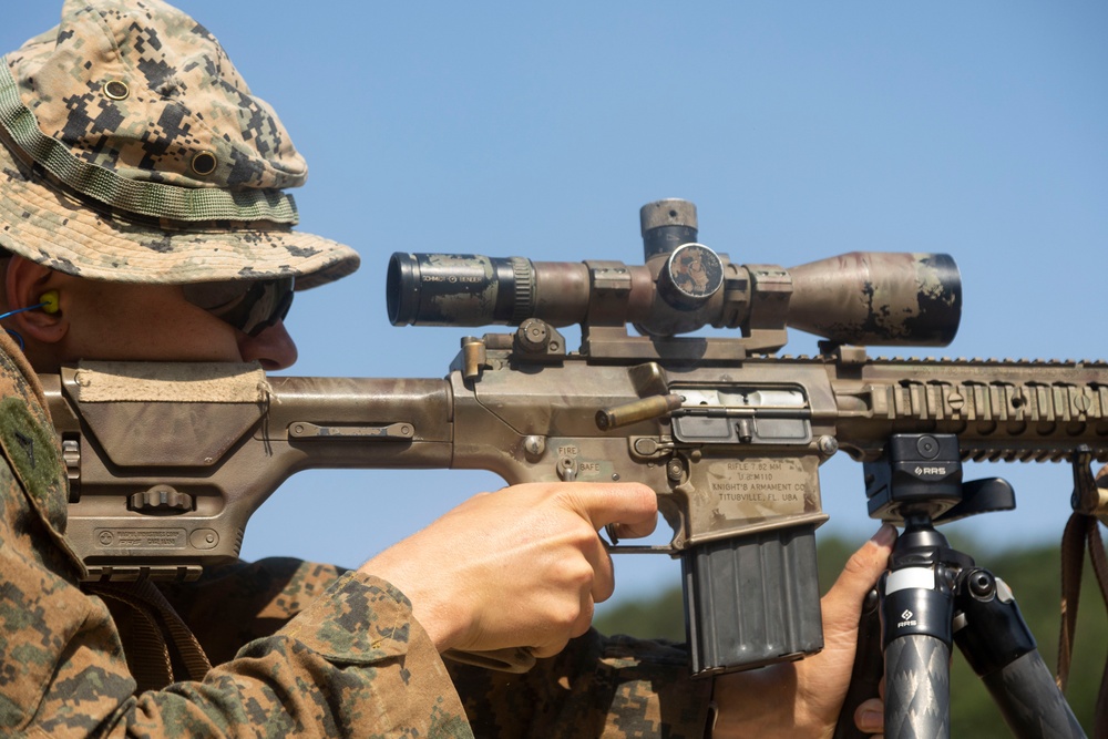 U.S. Marines Fire Precision Rifles during Korea Viper 24.2