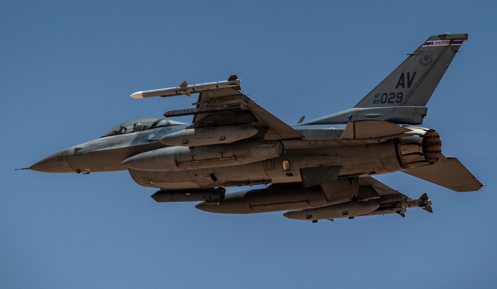 U.S. F-16 Fighting Falcons depart for Falcon Talon 2024