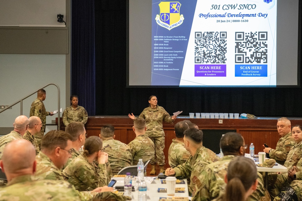 501st CSW senior leadership professional development day