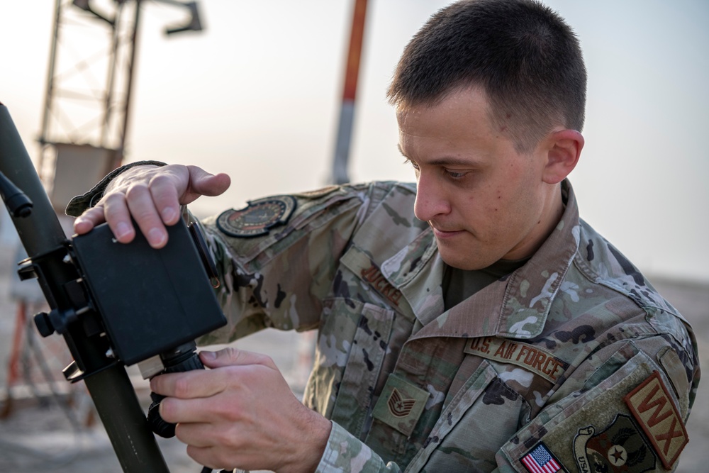Weather Specialists Install Observation Station