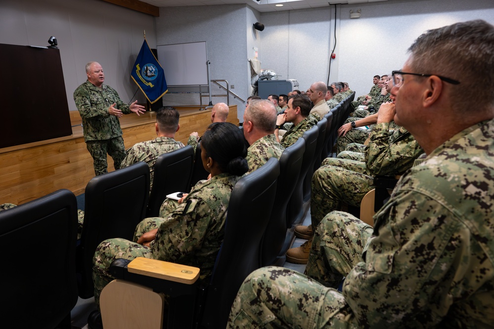 MCPON James Honea visits Newport, R.I.