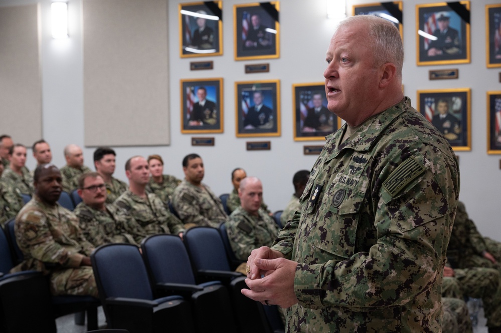 MCPON James Honea visits Newport, R.I.