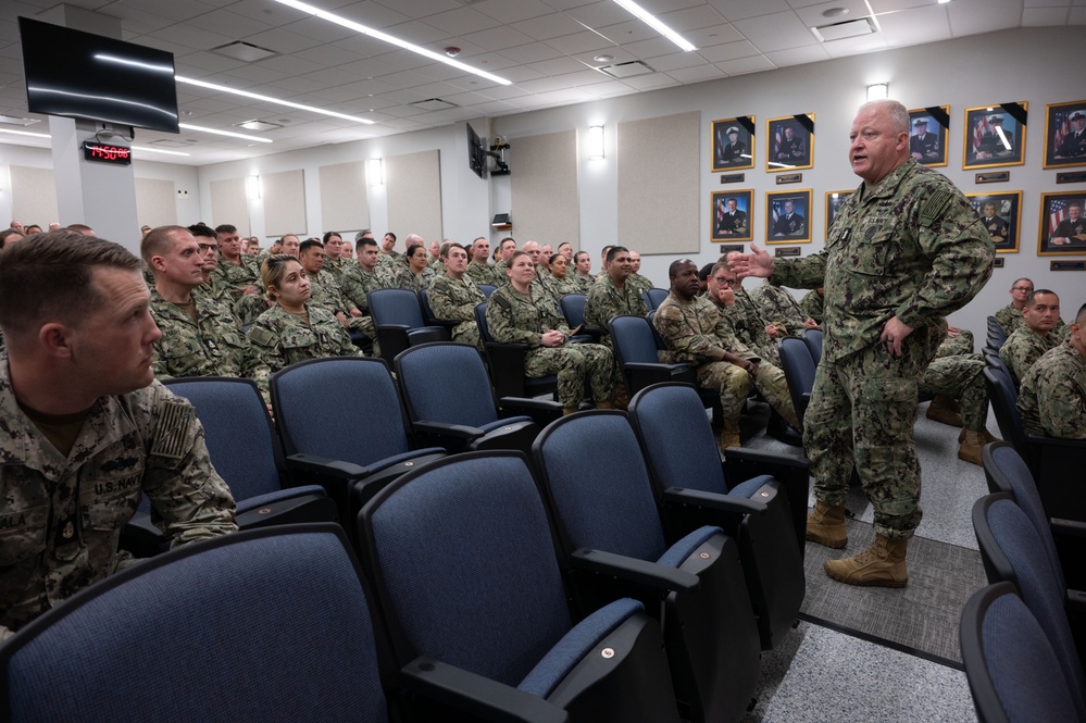 MCPON James Honea visits Newport, R.I.