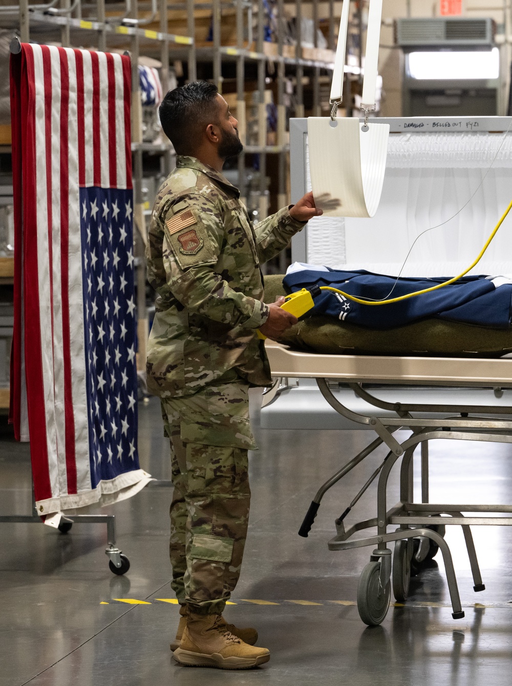 AFMAO casket training prepares travel to final resting place