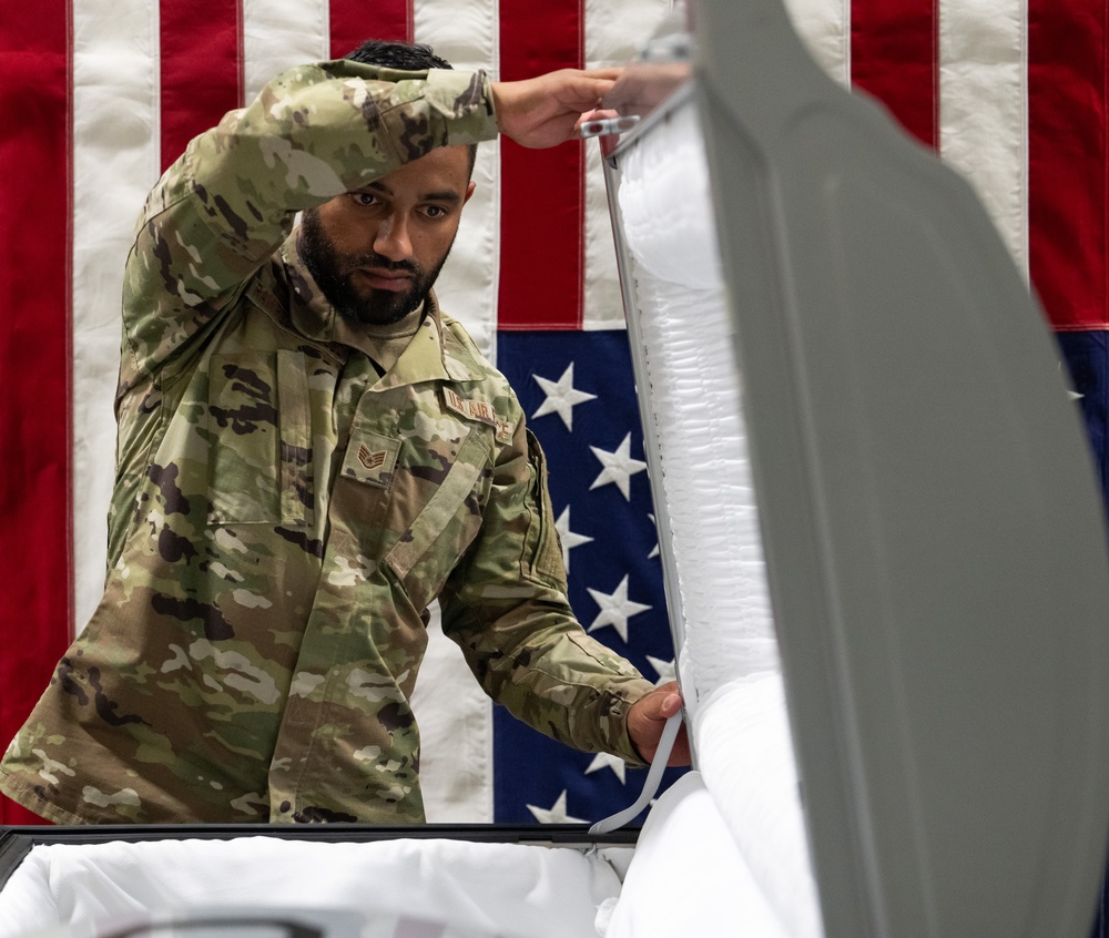 AFMAO casket training prepares travel to final resting place