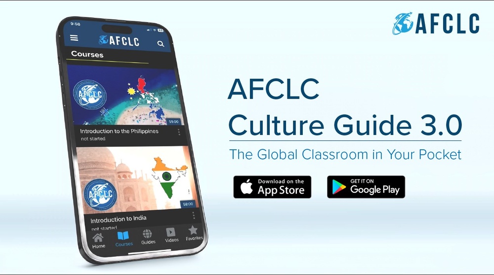 AFCLC Culture Guide App 3.0 gives users an improved experience