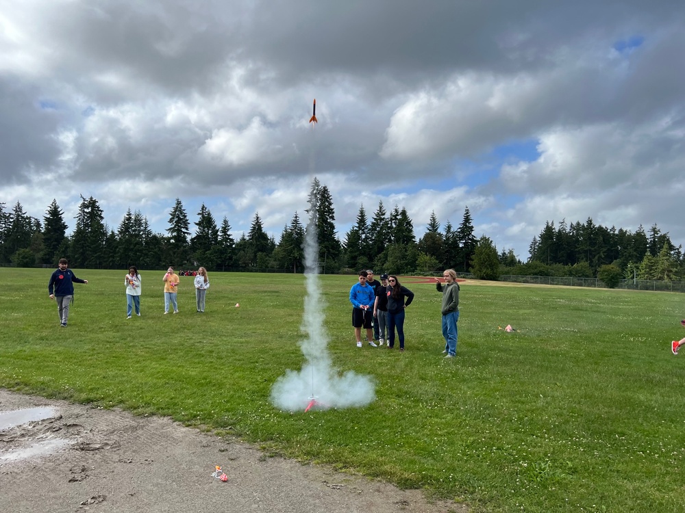 SWFPAC STEM Team Sponsors Rocket Launch Event for Ridgetop Middle Engineering Course Students