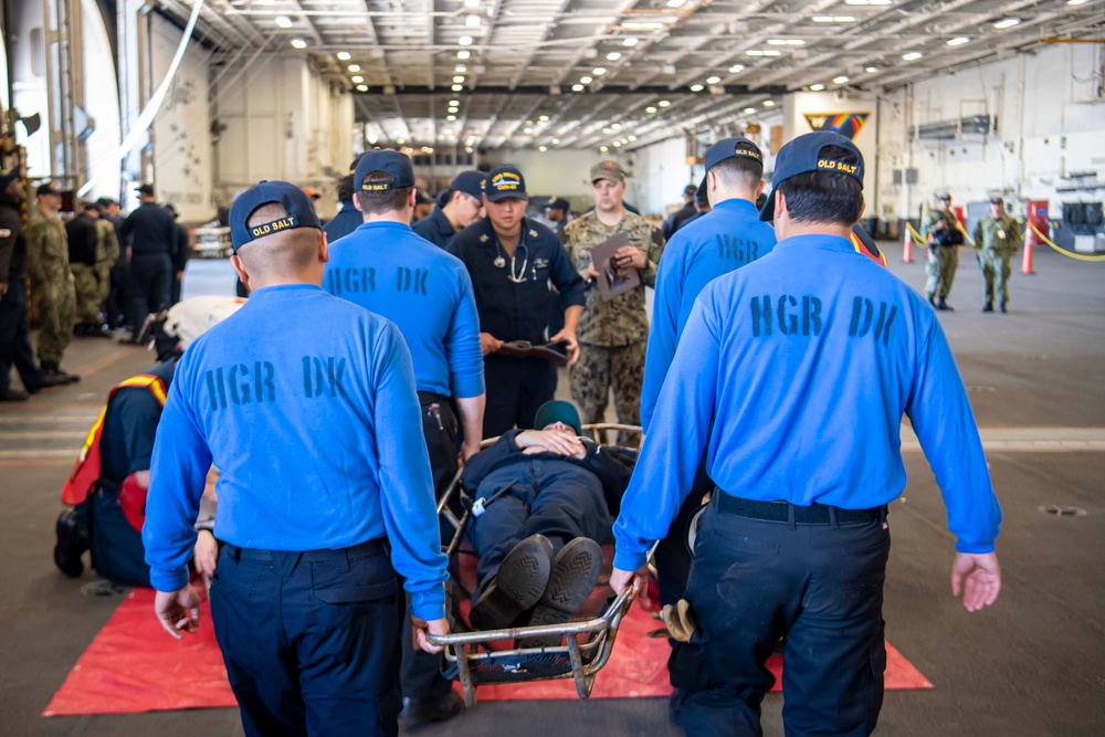 Sailors Practice Drill
