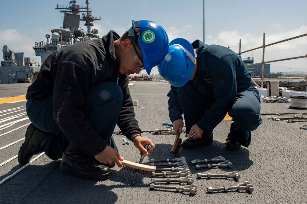 USS Essex In-Port Operations