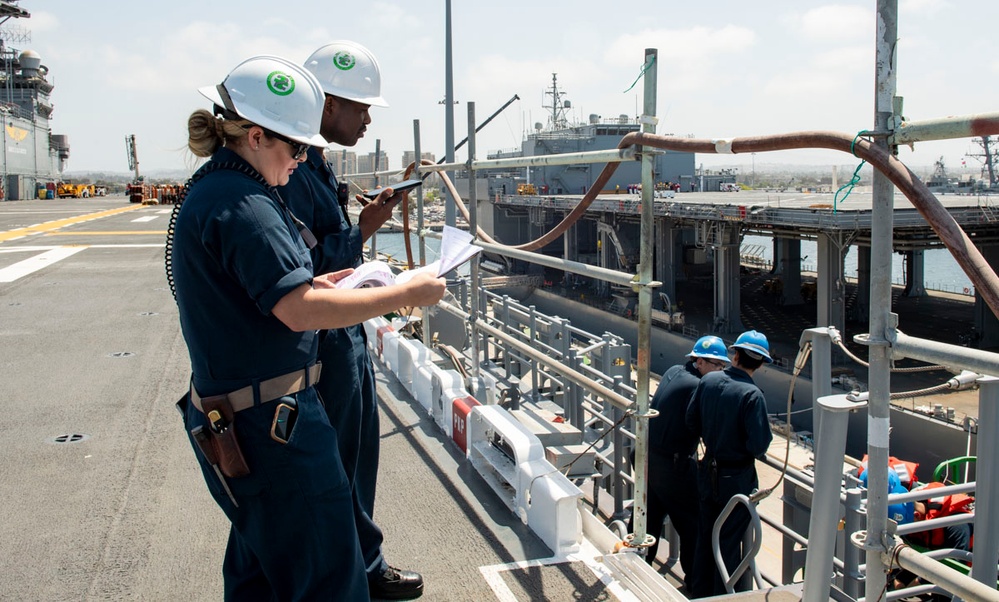 USS Essex In-Port Operations