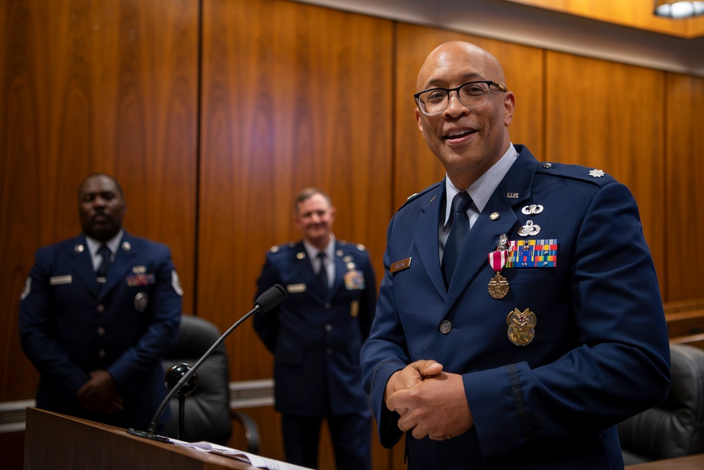 Lt. Col. Derrick Britton Retires after 28 Years of Service