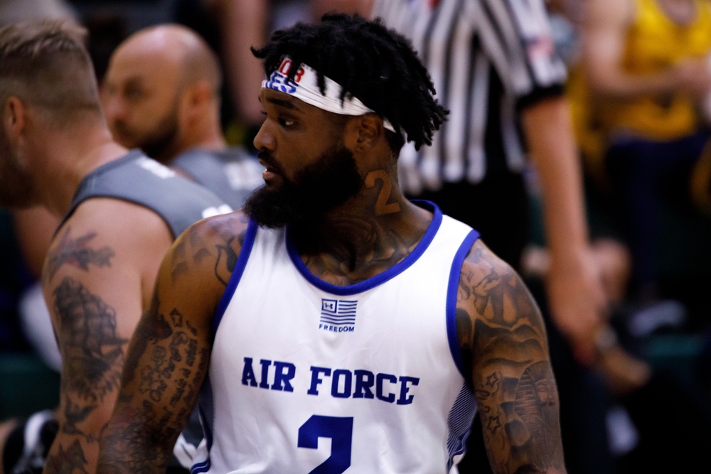 Athletes compete in wheelchair basketball at the 2024 DoD Warrior Games