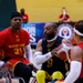Athletes compete in wheelchair basketball at the 2024 DoD Warrior Games