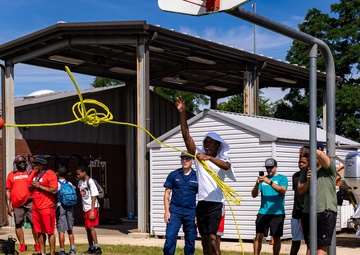Partnership In Education (PIE) program field trip CG Station Curtis Bay