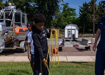 Partnership In Education (PIE) program field trip CG Station Curtis Bay