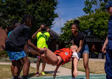 Partnership In Education (PIE) program field trip CG Station Curtis Bay