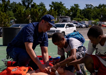 Partnership In Education (PIE) program field trip CG Station Curtis Bay