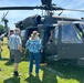 Air show at Grimes Airfield
